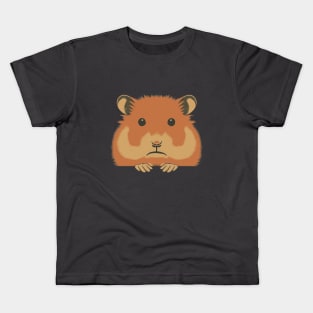 Sad Hamster Portrait Kids T-Shirt